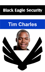 Eagle security id badge template #1