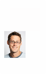 Template for id card: A smiling man with short brown hair and glasses in a light blue shirt is shown against a plain light background. Waterproof, bend resistant, 40mil thick option