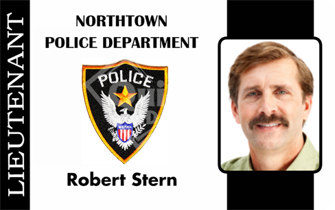 Police department ID card horizontal Police department ID card horizontal