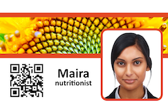 Template ID badge featuring a sunflower design, QR code, and headshot, labeled nutritionist. Waterproof, durable PVC, 40mil thick, clear overlay option Template ID badge featuring a sunflower design, QR code, and headshot, labeled nutritionist. Waterproof, durable PVC, 40mil thick, clear overlay option