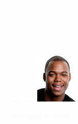 Young man with shaved head in dark shirt, professional headshot on white, template for ID card or badge, durable PVC, waterproof, 40mil thick option