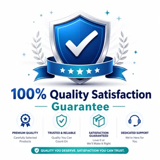 100% quality satisfaction guarantee