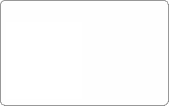 A template ID card or ID badge with a blank white rectangular design, rounded corners, thin black border on a white background; durable PVC, waterproof, 40mil thick option